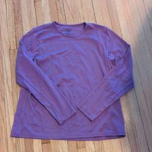 LL Bean Light purple long sleeve shirt